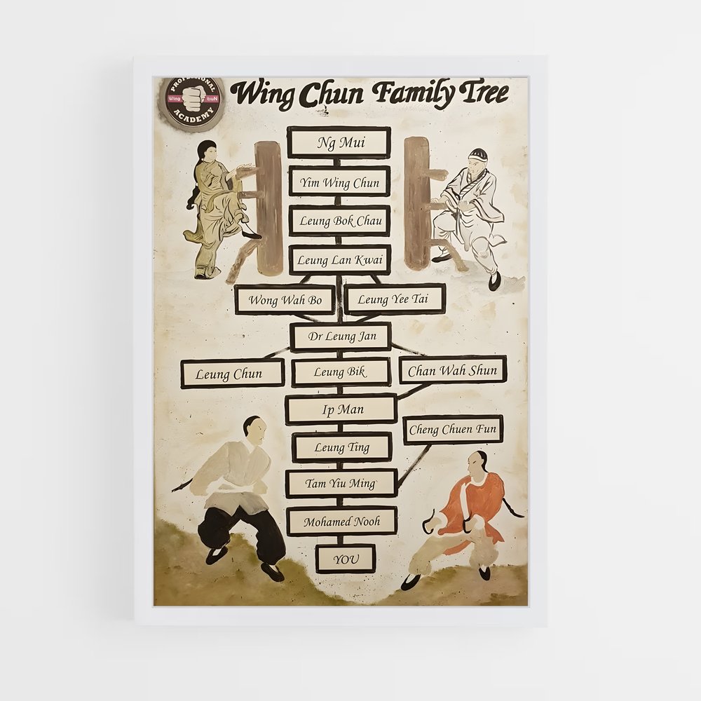 Poster Harmonie Martial – affiche Wing Chun (vue 3)